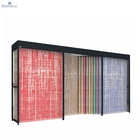 Commercial Hanging Rug Display Rack Carpet Display Stand system