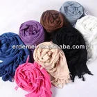 Pashmina Cheap Scarf Ladies Cheap 100% Viscose Pashmina Scarf/solid Scarf