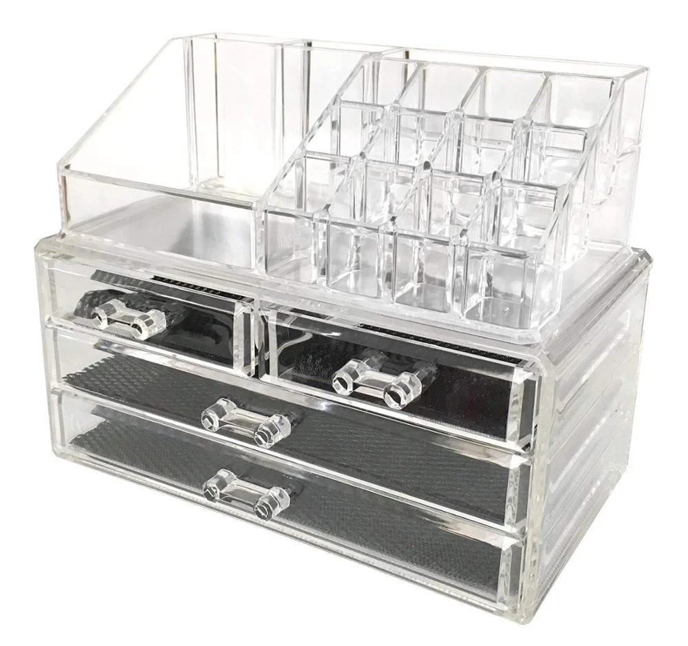 Jewelry and Cosmetic Storage Organizer Acrylic Makeup Organizer, Transparent
Jewelry and Cosmetic Storage Organizer Acrylic Makeup Organizer, Transparent