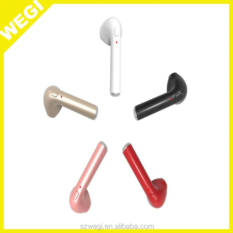 2017 bt Single Earbud v4.1+EDR Wireless Left Earpiece Handsfree Stereo Earphone i7 - ANKUX.COM