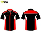 button down custom blank racing shirts