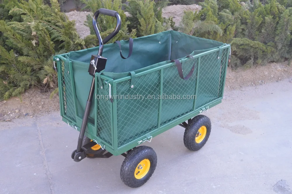 Heavy Duty Nursery Wire Mesh Steel Garden Way Cart Buy Flatbed Cart,Utility Cart,Folding