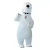 Dog Cartoon Costume Adult Inflatable Costume Funny Polar Bear Shaped Inflatable Suit Spoof Party Cosplay