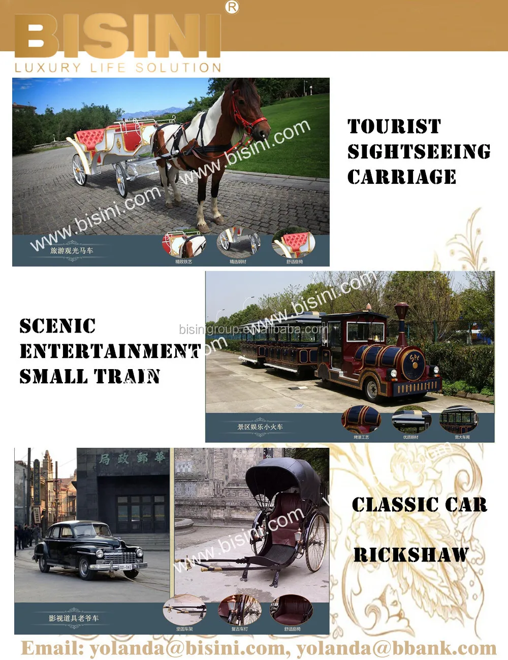 6.Tourist sightseeing carriage