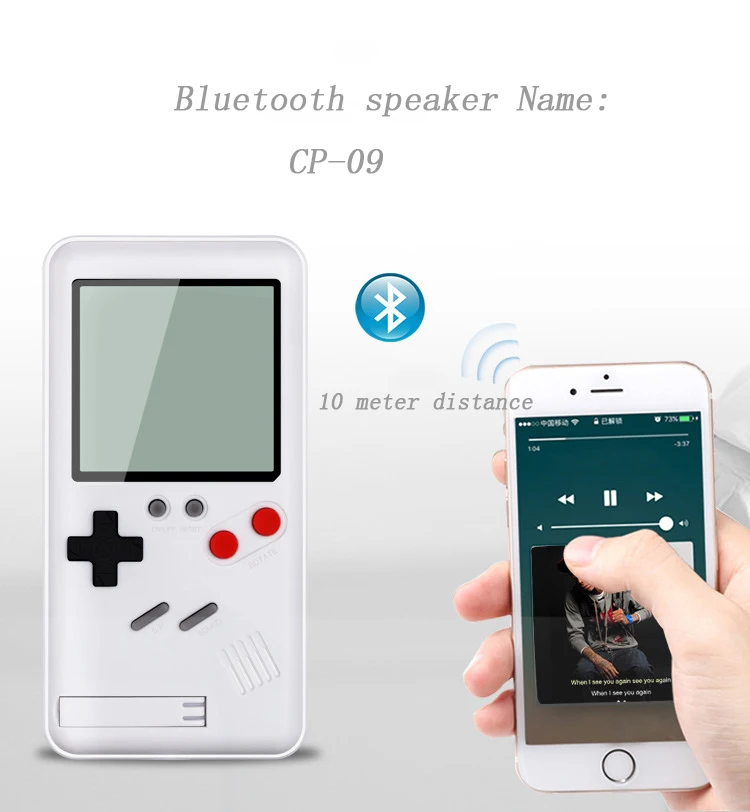 Multi-Function Games Bluetooth Speaker Proolin CP09 Retro-Classic ,Tetris Games Speaker - ANKUX.COM