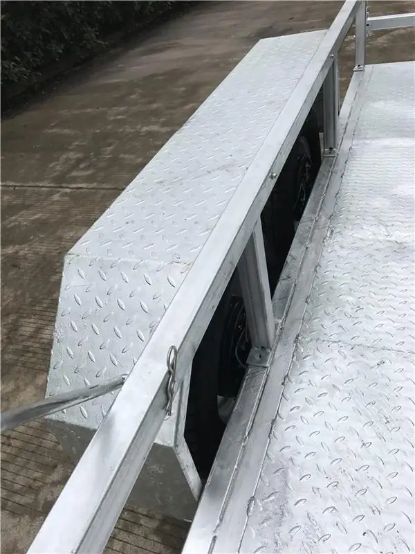 Galvanized Foldable Utility Box Trailer