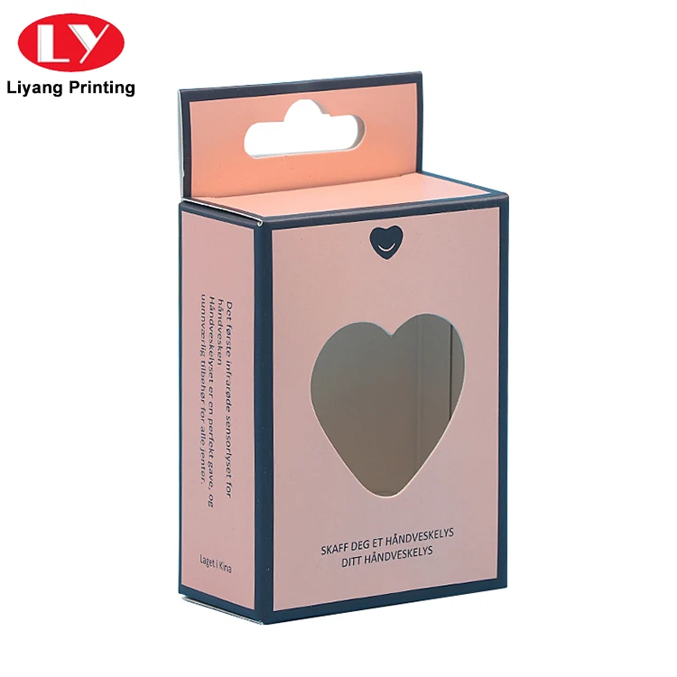 custom logo hair extension gift box wig paper packaging box with