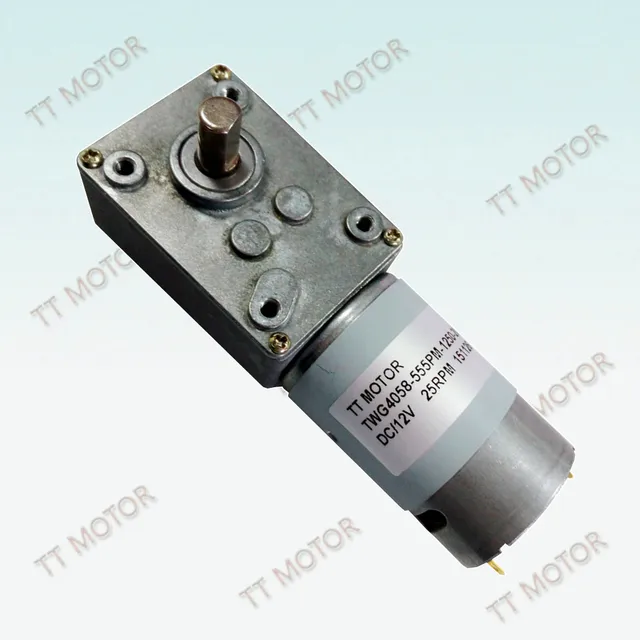 12V DC Gear Motor for car wiper worm gearbox