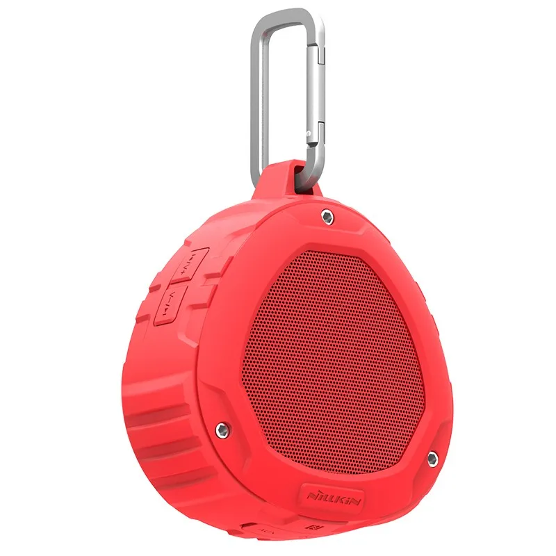 Nillkin stereo music bluetooth speaker with wireless charging alarm clock wireless speaker with LCD time display - ANKUX.COM