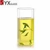 420ML healthy transparent borosilicate square drinking glass cups