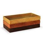 Customized Wooden Velvet Insert Jewelry Display Tray
