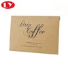 Customized A4 brown kraft paper business Envelope with string and button closure