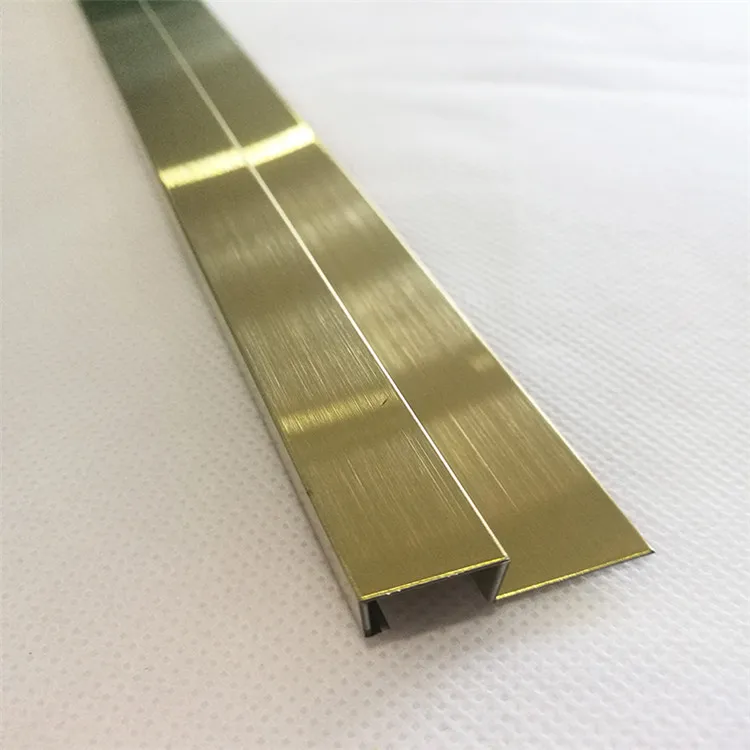 China Supplier Stainless Steel U Channel Decorative Metal Trim For