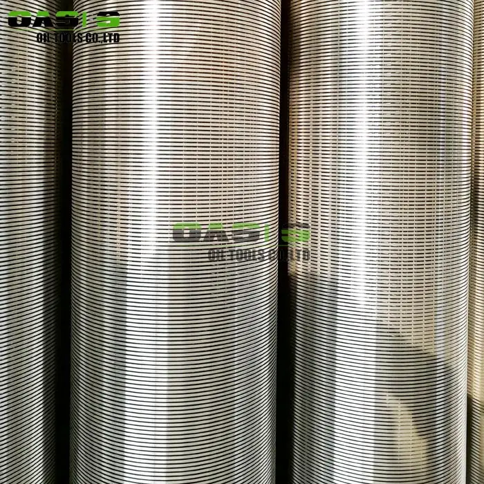 6 5/8'' water well  wedge wire slot screen for deep well drill with Plain beveled ends for butt welding