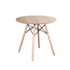 Modern creative design outdoor wooden dining table