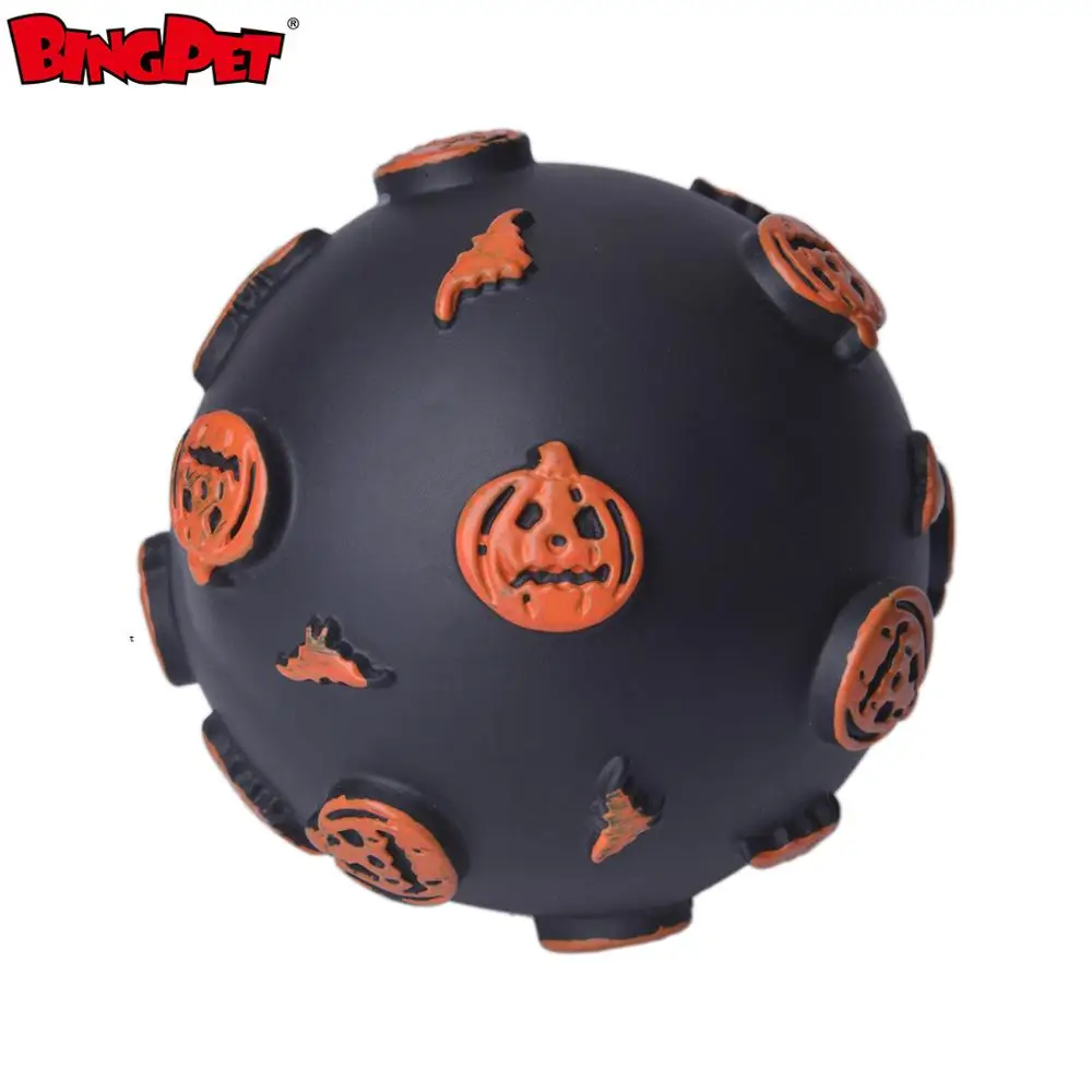 Halloween Plastic Dog Toy Ball Squeaker Dog Toys