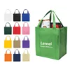 Custom print eco reusable supermarket grocery promotion shopping non woven carry fabric tote cloth bag