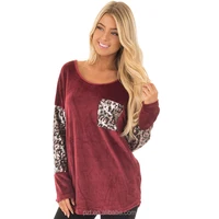 2018 Leopard Printed Patchwork Top Casual Women T-Shirts Sequined Spring Femme O-neck T-shirts Loose Long Sleeve T-shirts
2018 Leopard Printed Patchwork Top Casual Women T-Shirts Sequined Spring Femme O-neck T-shirts Loose Long Sleeve T-shirts