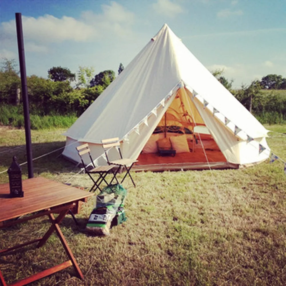 Wholesale Outdoor Camping Adults Teepee tent Cotton Safari Luxury Bell Tents, Customized
Wholesale Outdoor Camping Adults Teepee tent Cotton Safari Luxury Bell Tents, Customized