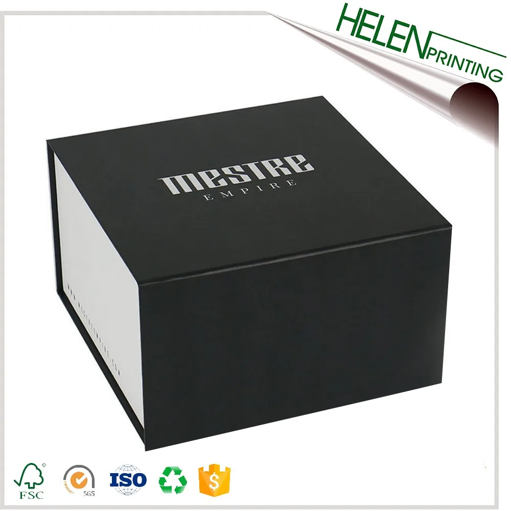 custom full color printing cardboard paper square hat shipping