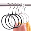 Portable PVC Resin Tie Rack Hanger For Closets Rotating Ties Hook Holder Belt Scarves Hanger For Clothing Organizer