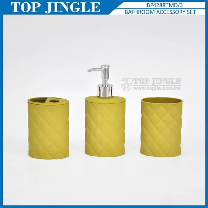 Fancy Bright Yellow Leather Brushing Appliances