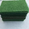 Customized wholesale promotional High Quality Green Sponge nylon Kitchen Dish Scouring Pad Bowl Scrub hot sale