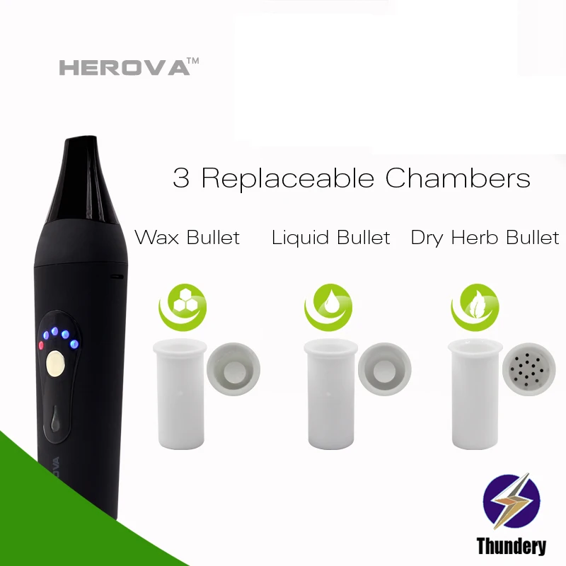 Authentic Herova vaporizer 3 in 1 baking vaporizer dry herb vaporizer, Black/white/red
Authentic Herova vaporizer 3 in 1 baking vaporizer dry herb vaporizer, Black/white/red