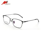 Anti Blue Ray Lens Men Computer Gaming Eyewear Square Work Eyeglasses Titanium Optical Glasses JT1815