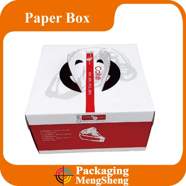 luxury decorative cake boxes paper cardboard box with lid