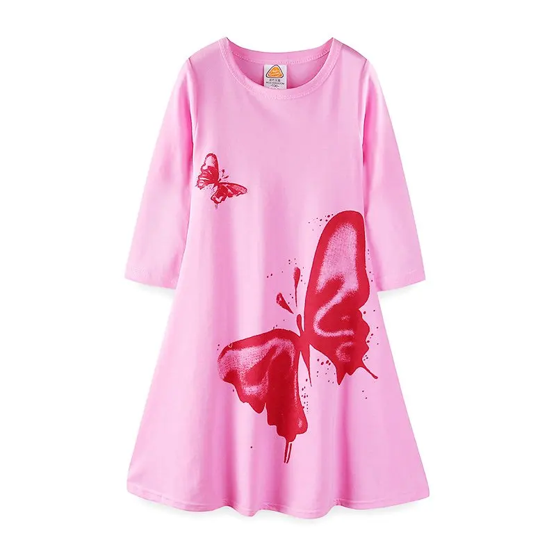 2018 explosive girls dress summer big butterfly trumpet han edition princess dress, As picture
2018 explosive girls dress summer big butterfly trumpet han edition princess dress, As picture
