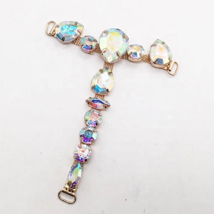 Fashion Ladies Africa/Italy Dress Shoes AB Crystal Rhinestone Sandal Shoe Ornament, Crystal ab
Fashion Ladies Africa/Italy Dress Shoes AB Crystal Rhinestone Sandal Shoe Ornament, Crystal ab