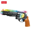 Zhorya battery operated plastic musical flash light toy gun revolver
