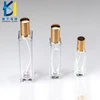 New Products Cuboid Glass Perfume Bottle 110ml Glass Cosmetic Bottle With Golden Spray Cap 50ml 30ml