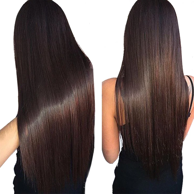 Cheap White 60 Inch Long Hair Extension Weft Raw Cambodian Hair