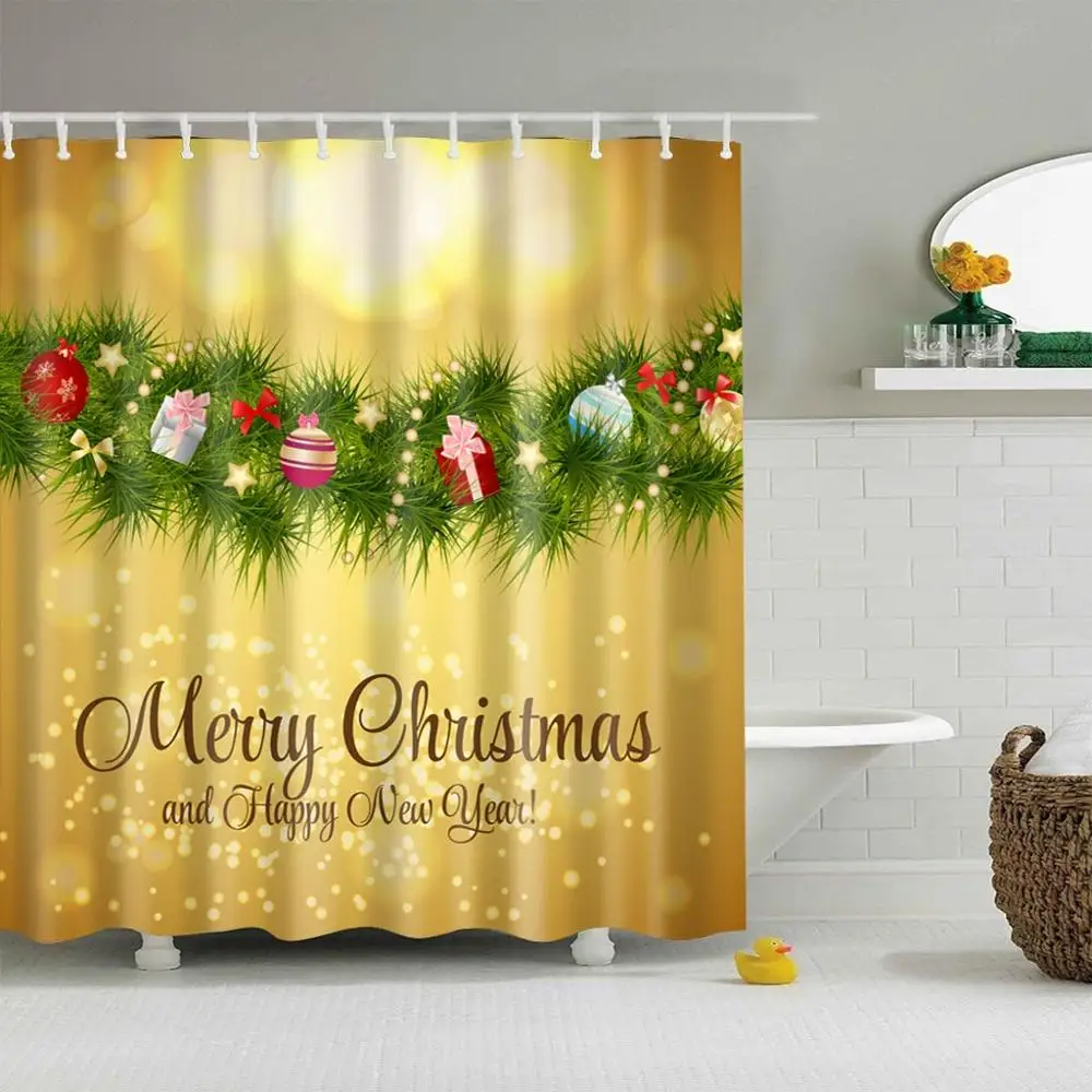 3D Christmas Shower Curtain 72 x 72 inch Decorative Bath Curtain Waterproof Bathroom Shower Curtain
3D Christmas Shower Curtain 72 x 72 inch Decorative Bath Curtain Waterproof Bathroom Shower Curtain