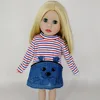 2018 New High Quality style 18inch American Girl Dolls Dress And T-shirt Supplies/for Kids Love