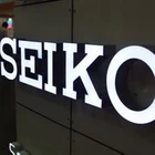 Company signs led acrylic light channel letters outdoor 3D acrylic frontlit led shop sign