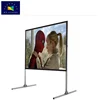 Factory price Matte White Portable Tripod Stand Projection Screen outdoor floor projector screen