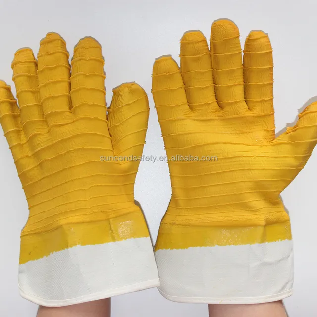 Industry Agriculture Gardening latex dipped Hand Job Gloves