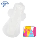 Factory wholesale biodegradable 100% organic cotton menstrual pads lady disposable sanitary napkins manufacturer