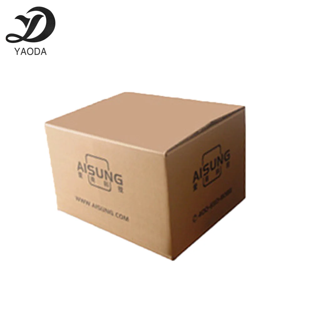 size corrugated paper moving box one piece folded packing carton