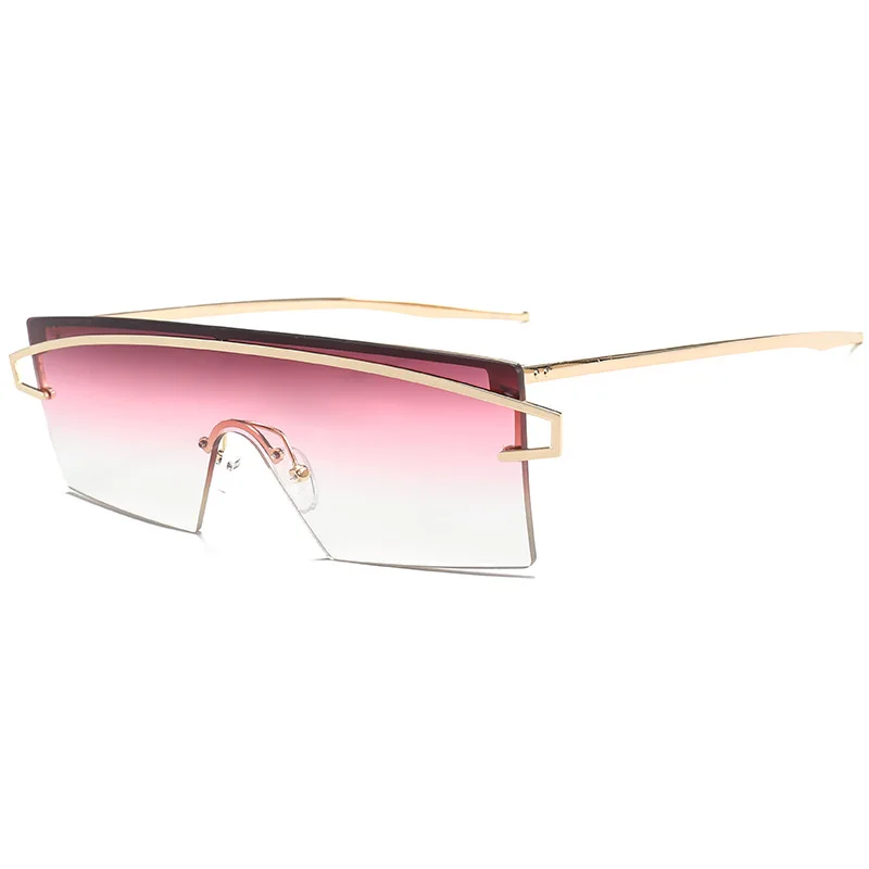GUVIVI Womens sunglasses trendy one piece rimless metal Oem sunglasses personality clip oversized Square sunglasses, Pink;rose gold;red;blue;green
GUVIVI Womens sunglasses trendy one piece rimless metal Oem sunglasses personality clip oversized Square sunglasses, Pink;rose gold;red;blue;green