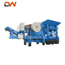 200 Tph Used Small Mobile Garbage Aggregate Rock Stone Impact Cone Jaw Crusher Plant Crushing Plant Layout Line Prices For Sale