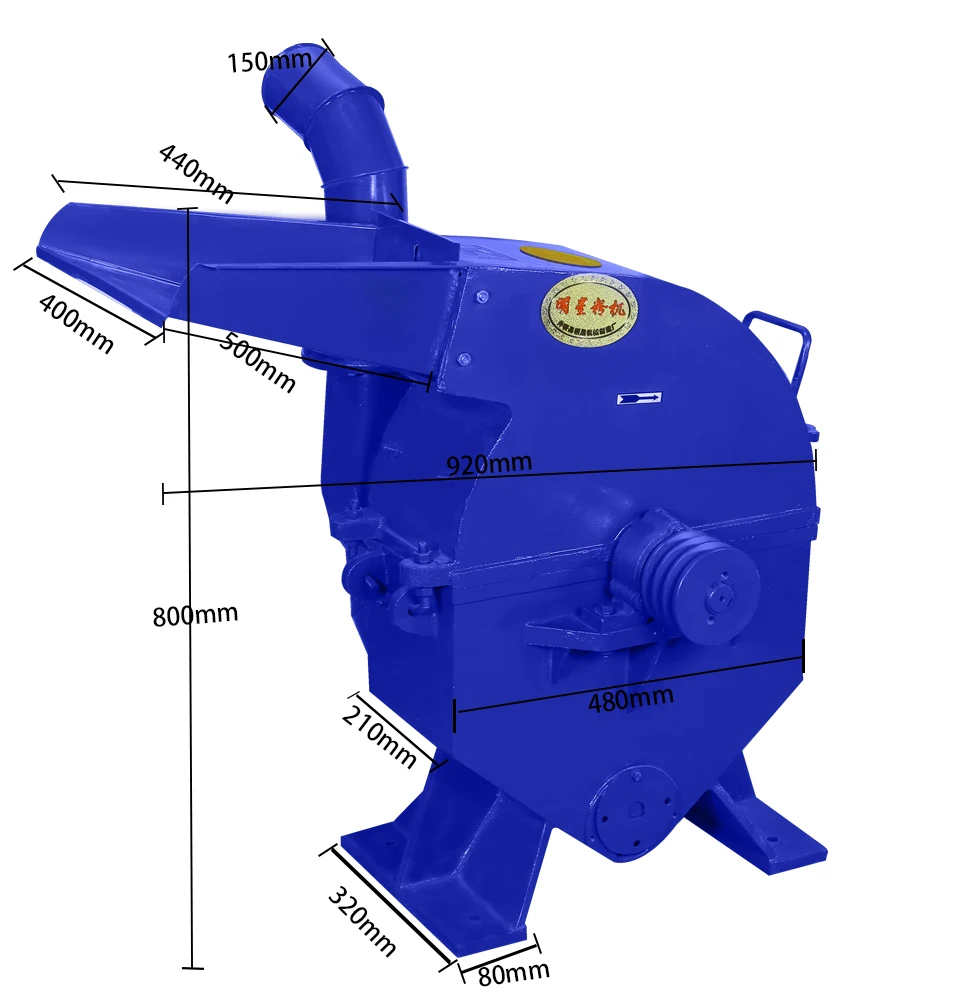 wholesale Wood Hammer Crusher Grinder Feed Mill Machine