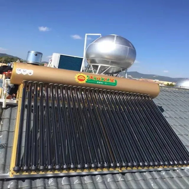 Evacuated tubes solar collector solar energy water heater system