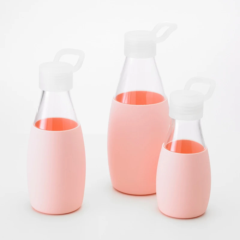 Glass Bottle with Silicone Cover Case OEM Custom High Quality Gift Manufacturer BPA Free
Glass Bottle with Silicone Cover Case OEM Custom High Quality Gift Manufacturer BPA Free
