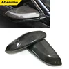 2016+ Carbon fiber replacement side mirror caps with clips rearview mirror covers for Honda Civic 10