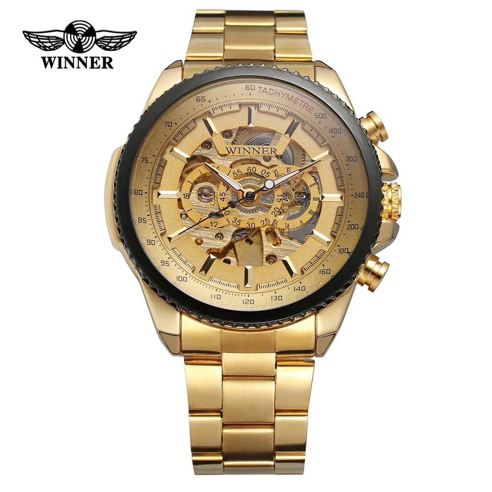WINNER 428 Good Stylish Men's Fashion&Casual Automatic Mechanical Stainless Steel Most Popular Mens Watches
WINNER 428 Good Stylish Men's Fashion&Casual Automatic Mechanical Stainless Steel Most Popular Mens Watches
