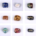 Newest Large tumbled semi-precious words stone loose beads